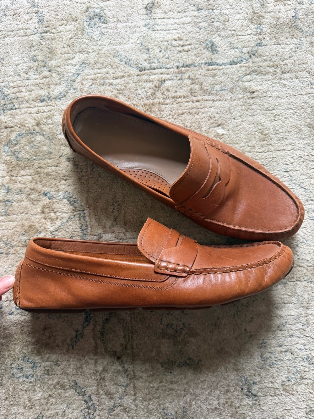 Cole Haan Women's Brown Leather Penny Loafer W07853 size 11